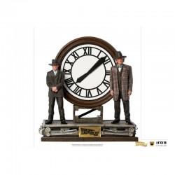 Marty and Doc at the Clock - Regreso al Futuro III 1/10 Deluxe Art Scale