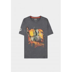 Camiseta Boba Fett - Acid Wash - Men's Short Sleeved TALLA CAMISETA XL