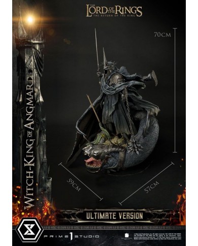 The Witch King of Angmar Ultimate Version El Señor de los Anillos Estatua 1/4