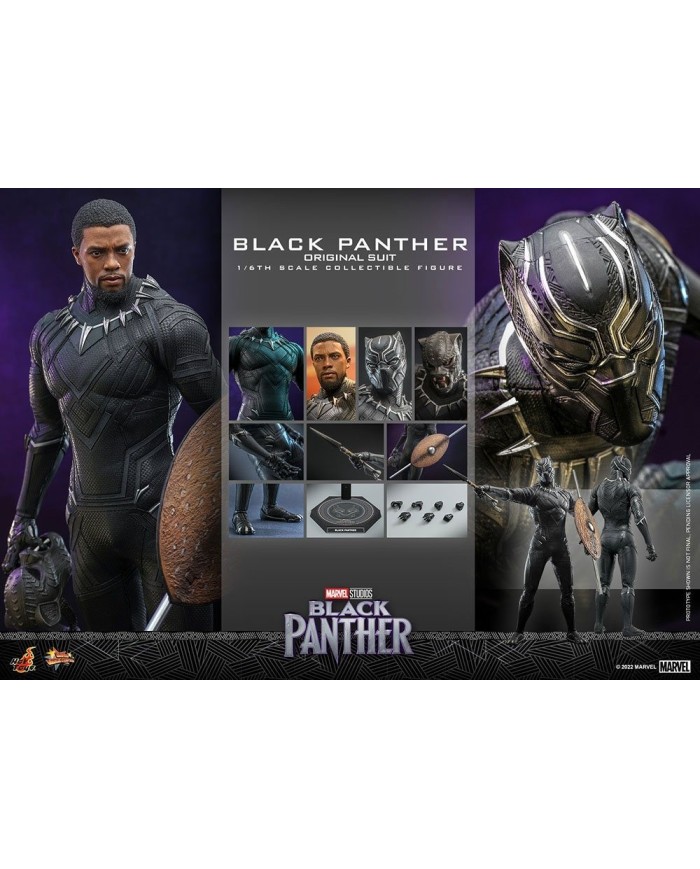 Black Panther (Original Suit) - Black Panther Figura Movie Masterpiece 1/6