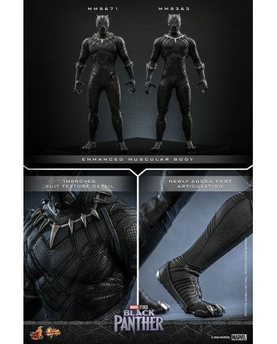 Black Panther (Original Suit) - Black Panther Figura Movie Masterpiece 1/6