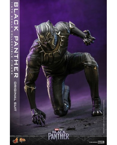Black Panther (Original Suit) - Black Panther Figura Movie Masterpiece 1/6