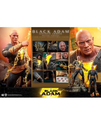 Black Adam (Golden Armor) Deluxe Version Figura DX 1/6