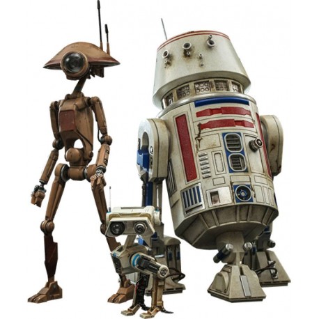 R5-D4, Pit Droid, & BD-72 Star Wars The Mandalorian Figuras 1/6