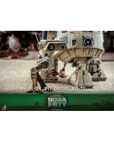 R5-D4, Pit Droid, & BD-72 Star Wars The Mandalorian Figuras 1/6
