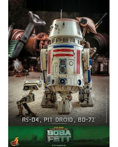 R5-D4, Pit Droid, & BD-72 Star Wars The Mandalorian Figuras 1/6