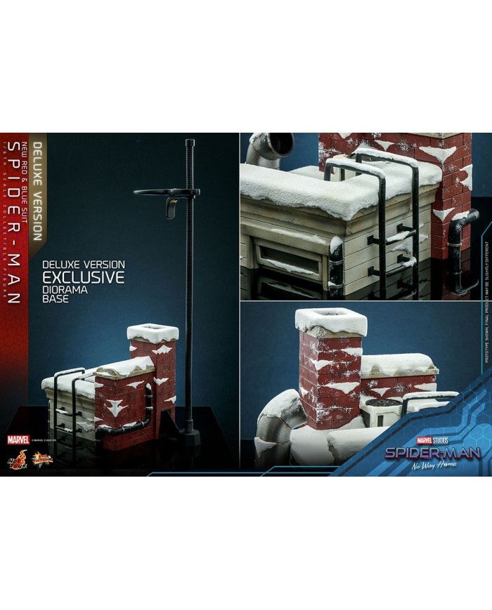 Spider-Man (New Red and Blue Suit) (Deluxe Version) Spider-Man: No Way Home Figura Movie Masterpiece 1/6