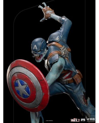 Captain America Zombie What If...? Estatua 1/10 Art Scale