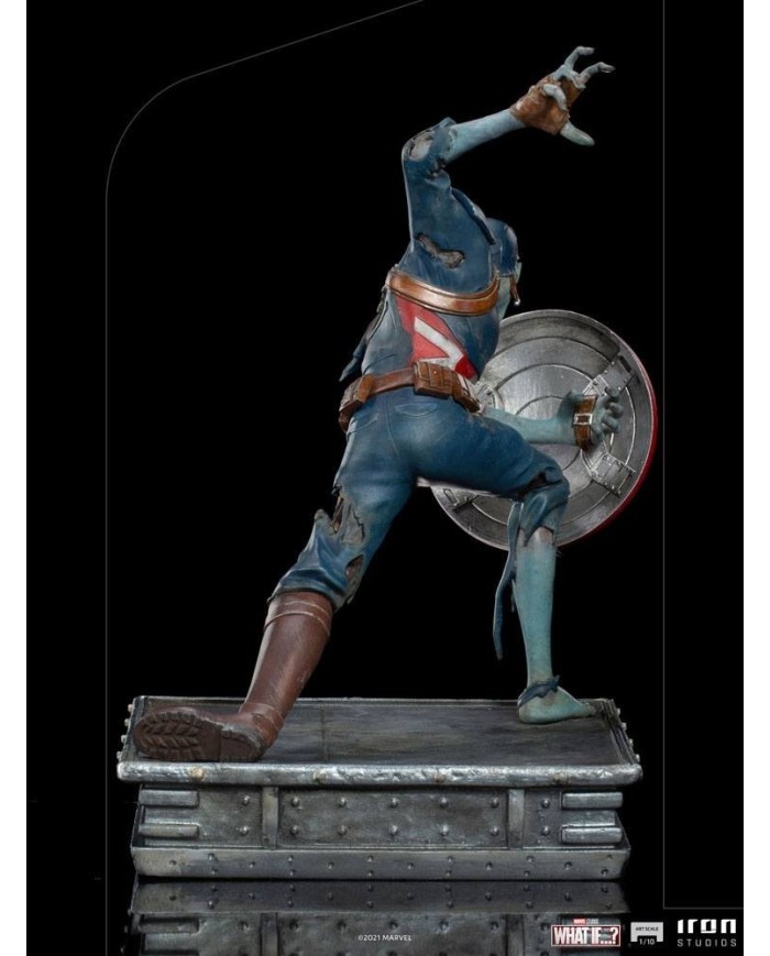 Captain America Zombie What If...? Estatua 1/10 Art Scale