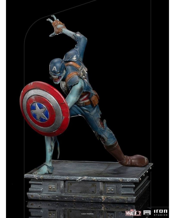 Captain America Zombie What If...? Estatua 1/10 Art Scale