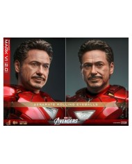 Iron Man Mark VI (2.0) Marvel Los Vengadores Figura Movie Masterpiece Diecast 1/6