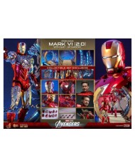 Iron Man Mark VI (2.0) with Suit-Up Gantry