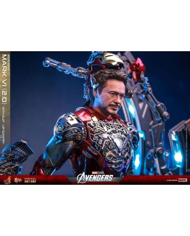 Iron Man Mark VI (2.0) with Suit-Up Gantry