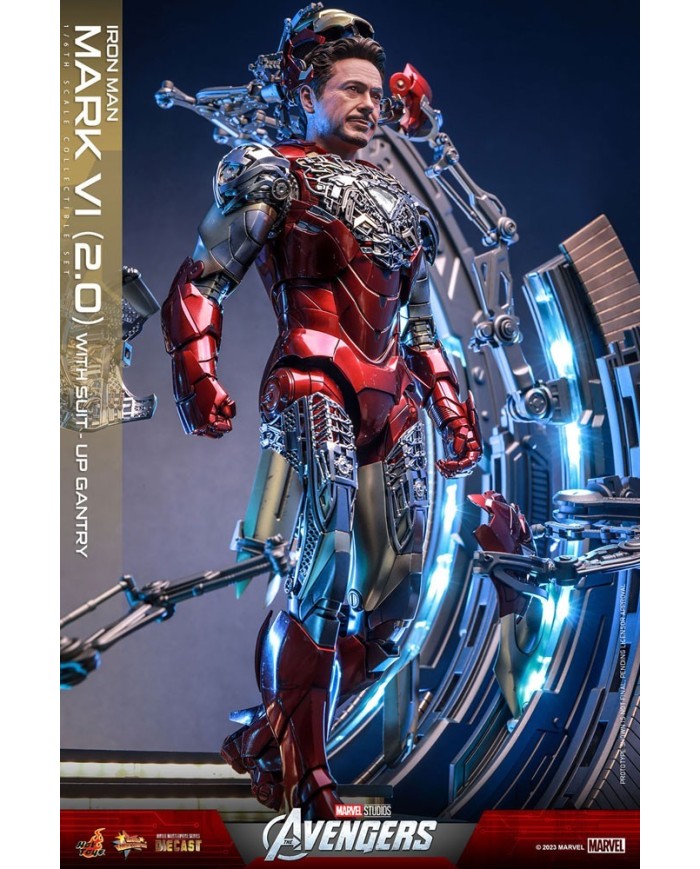 Iron Man Mark VI (2.0) with Suit-Up Gantry