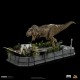 T-Rex attacks Donald Gennaro - Parque Jurásico Estatua 1/20 Demi Art Scale