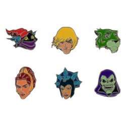 Pack 6 Pins Characters- Masters of the Universe