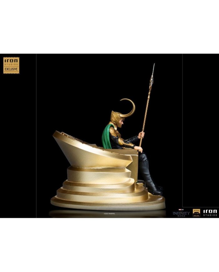 Loki en Trono The Infinity Saga Estatua Art Scale 1/10