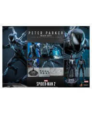 Peter Parker (Black Suit) Spider-Man 2 Figura Video Game Masterpiece 1/6