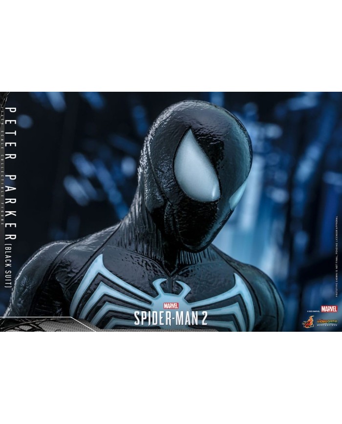 Peter Parker (Black Suit) Spider-Man 2 Figura Video Game Masterpiece 1/6