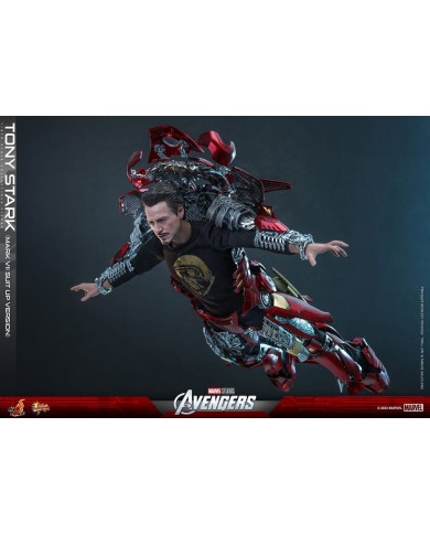 Tony Stark (Mark VII Suit-Up Version) Los Vengadores Figura Movie Masterpiece 1/6