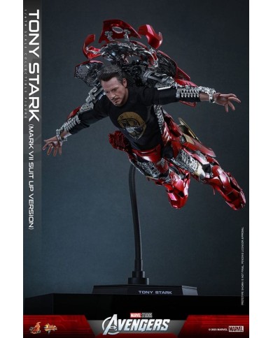 Tony Stark (Mark VII Suit-Up Version) Los Vengadores Figura Movie Masterpiece 1/6