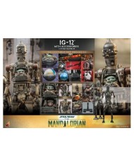 IG-12 con accesorios Star Wars: The Mandalorian Figura 1/6