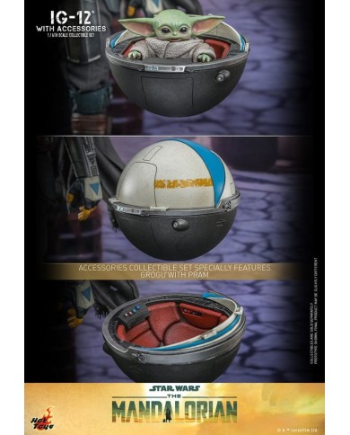 IG-12 con accesorios Star Wars: The Mandalorian Figura 1/6