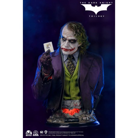 The Dark Knight - The Joker 1:1 Scale Bust DC Comics