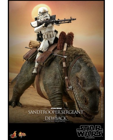 Sandtrooper Sergeant & Dewback Star Wars Episode IV Pack de 2 Figuras 1/6