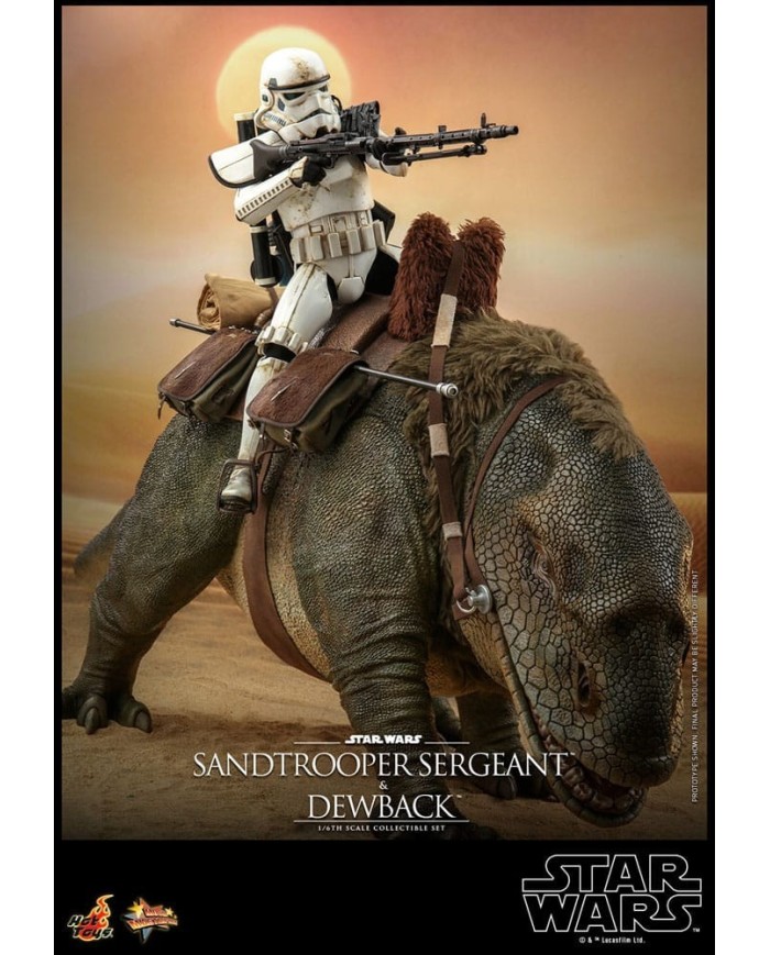 Sandtrooper Sergeant & Dewback Star Wars Episode IV Pack de 2 Figuras 1/6