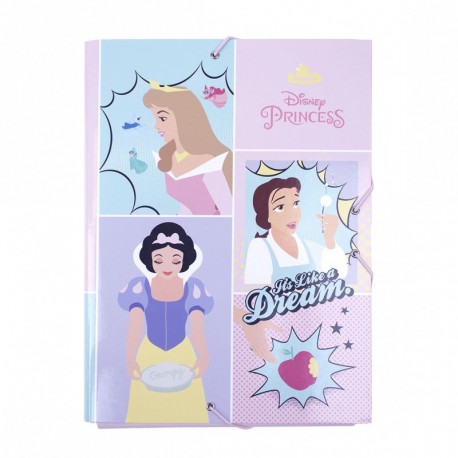 Carpeta escolar princess