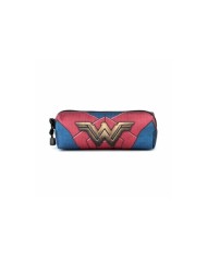 Wonder Woman Azul Oscuro Estuche Portatodo Cuadrado HS Wonder Woman Emblem