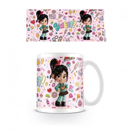 Taza Vanellope Von Sweet Wreck-It Ralph Rompre Ralph