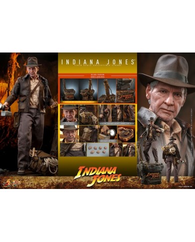 Indiana Jones (Deluxe Version) Figura Movie Masterpiece 1/6