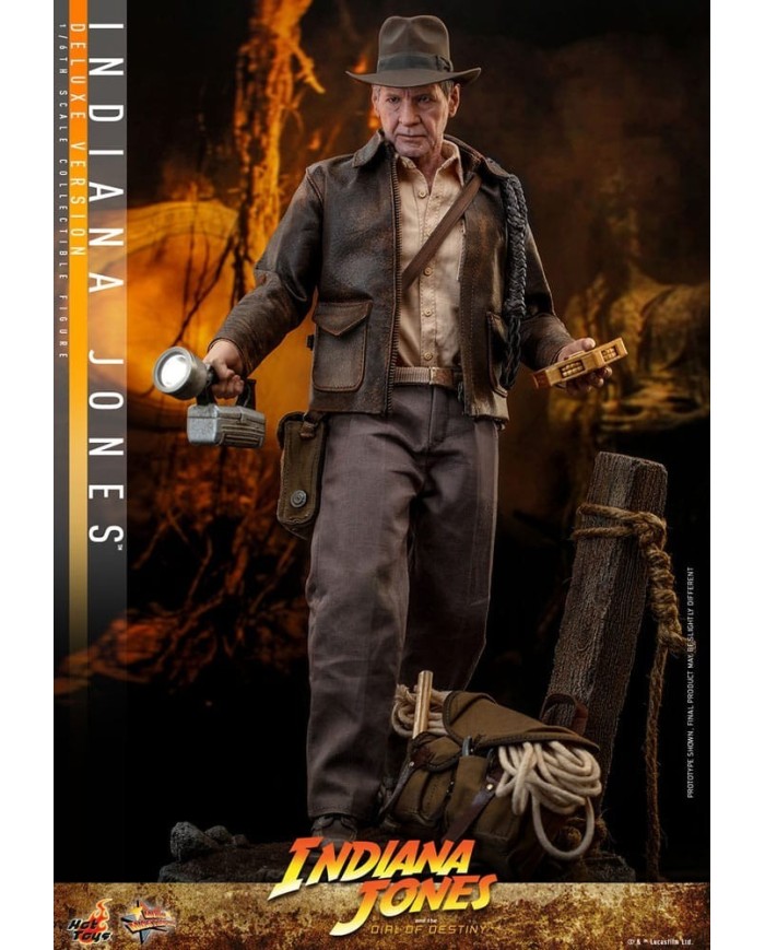 Indiana Jones (Deluxe Version) Figura Movie Masterpiece 1/6