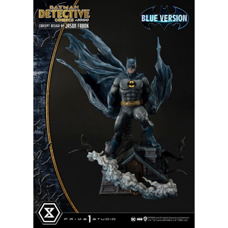 DC Comics Estatua Batman Detective Comics 1000 Concept Design by Jason Fabok Blue Version