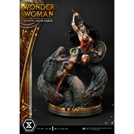 Wonder Woman vs. Hydra - Wonder Woman Estatua 1/3