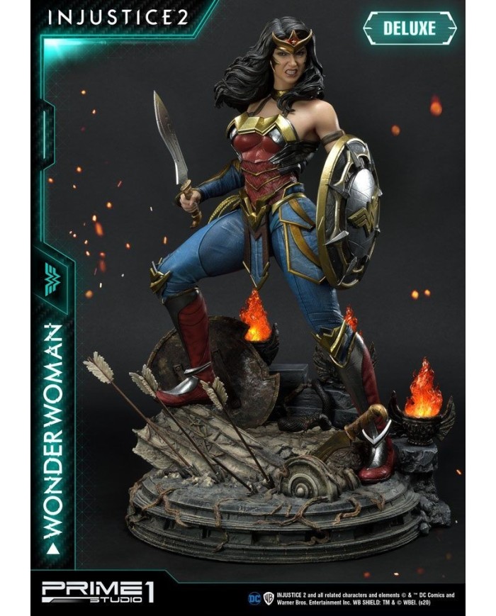 Wonder Woman Deluxe Version Injustice 2 Estatua 1/4