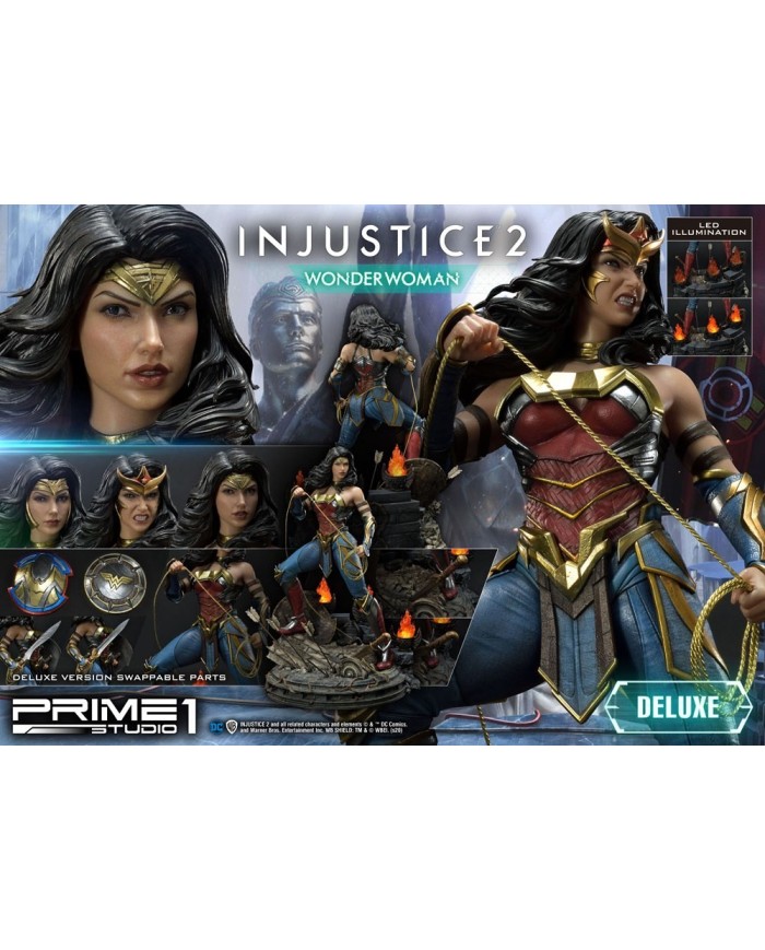 Wonder Woman Deluxe Version Injustice 2 Estatua 1/4