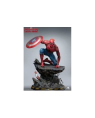 Spider-Man Captain America Premium Version - Captain America Civil War Estatua 1/4