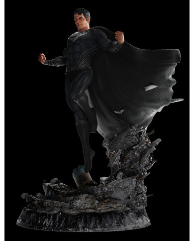Superman Black Suit La Liga de la Justicia de Zack Snyder Estatua 1/4