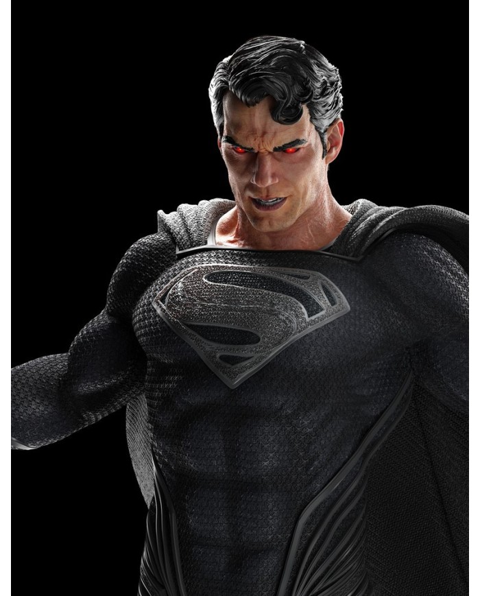 Superman Black Suit La Liga de la Justicia de Zack Snyder Estatua 1/4