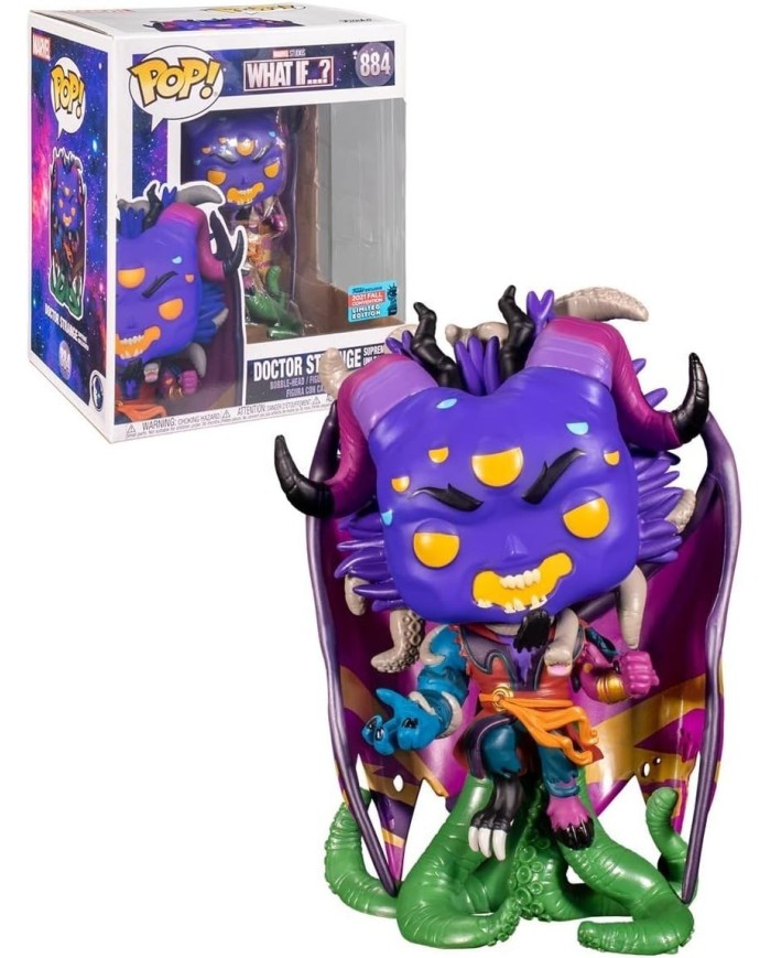 POP! Marvel: What If…? - Dr.Strange Supreme Unleashed (Limited Edition) - 6in Super Pop - 884