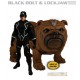 Black Bolt & Light-Up Lockjaw Marvel Universe Action Figures 1/12