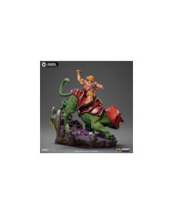 He-man and Battle Cat Masters of the Universe Estatua 1/10 Deluxe Art Scale