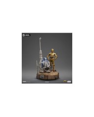 C-3PO & R2D2 - Star Wars Estatua 1/10 Deluxe Art Scale