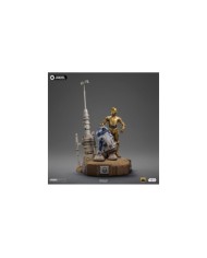 C-3PO & R2D2 - Star Wars Estatua 1/10 Deluxe Art Scale