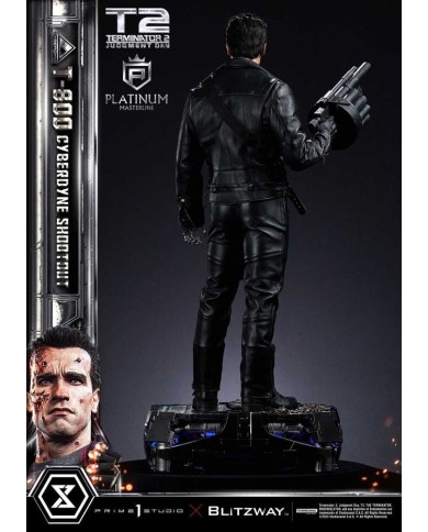T-800 Cyberdyne Shootout - Terminator 2 Estatua Platimum Masterline Series 1/3