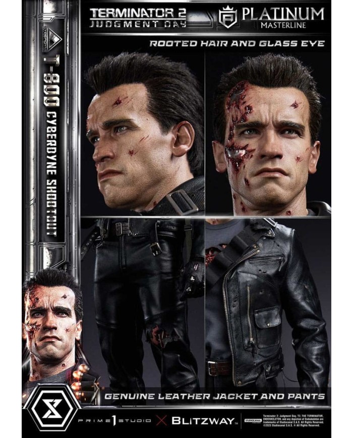 T-800 Cyberdyne Shootout - Terminator 2 Estatua Platimum Masterline Series 1/3