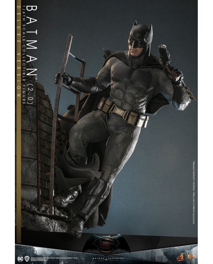 Batman 2.0 (Deluxe Version) - Batman v Superman: El amanecer de la justicia Figura Movie Masterpiece 1/6